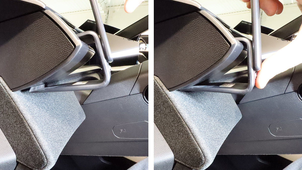 Brodit ProClip 806246 voor Opel Grandland 2025-2026 - detail van dashboardmontage