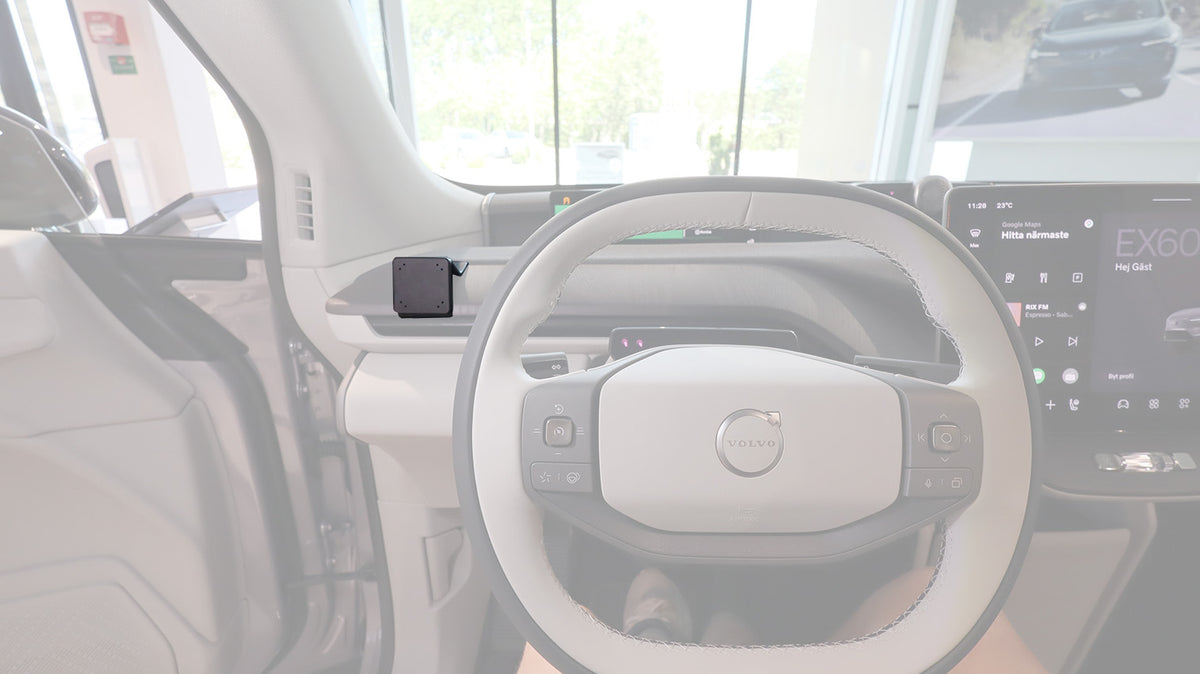 Brodit ProClip 806306 voor Volvo EX60 2027-2027 - productfoto zwarte ABS montagebasis