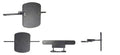 Brodit hoofdsteun mount voor Volvo XC90 | 811080 - productfoto 1