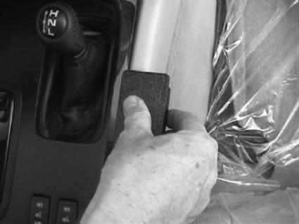 Brodit ProClip 832645 voor Lexus LX Series 1999-2002, Toyota LandCruiser 100 1998-2001 en Toyota LandCruiser 1999-2002 - detail van dashboardmontage