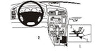 Brodit ProClip 832912 voor Volvo XC70 2000-2004 en Volvo V70 N 2000-2004 - productfoto zwarte ABS montagebasis