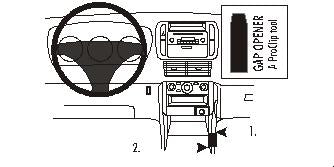 Brodit ProClip 833098 voor Honda Pilot 2003-2008 - productfoto zwarte ABS montagebasis