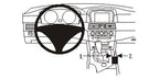 Brodit ProClip 833379 voor BMW 5-series M5 E60, E61 2004-2010 - productfoto zwarte ABS montagebasis