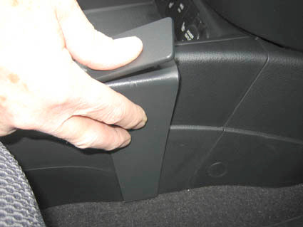 Brodit ProClip 833805 voor Hyundai Santa Fe 2006-2012 - ProClip geplaatst in het voertuig