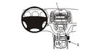 Brodit ProClip 833805 voor Hyundai Santa Fe 2006-2012 - productfoto zwarte ABS montagebasis