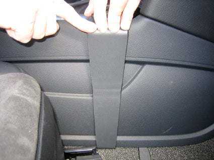 Brodit ProClip 833814 voor Audi Q7 2006-2015 - detail van dashboardmontage