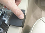 Brodit ProClip 833871 voor Volvo XC70 2008-2010, Volvo V70 II 2008-2010 en Volvo S80 2007-2010 - detail van dashboardmontage