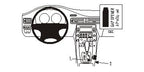 Brodit ProClip 833871 voor Volvo XC70 2008-2010, Volvo V70 II 2008-2010 en Volvo S80 2007-2010 - productfoto zwarte ABS montagebasis