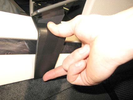 Brodit ProClip 834299 voor BMW 7-series F01, F02 2009-2015 - ProClip geplaatst in het voertuig