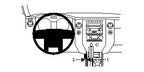 Brodit ProClip 834415 voor Ford Expedition 2007-2017 - productfoto zwarte ABS montagebasis