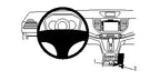 Brodit ProClip 834771 voor Honda CR-V 2012-2015 - productfoto zwarte ABS montagebasis