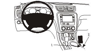 Brodit ProClip 834907 voor GMC Acadia 2013-2016 - montagefoto 6