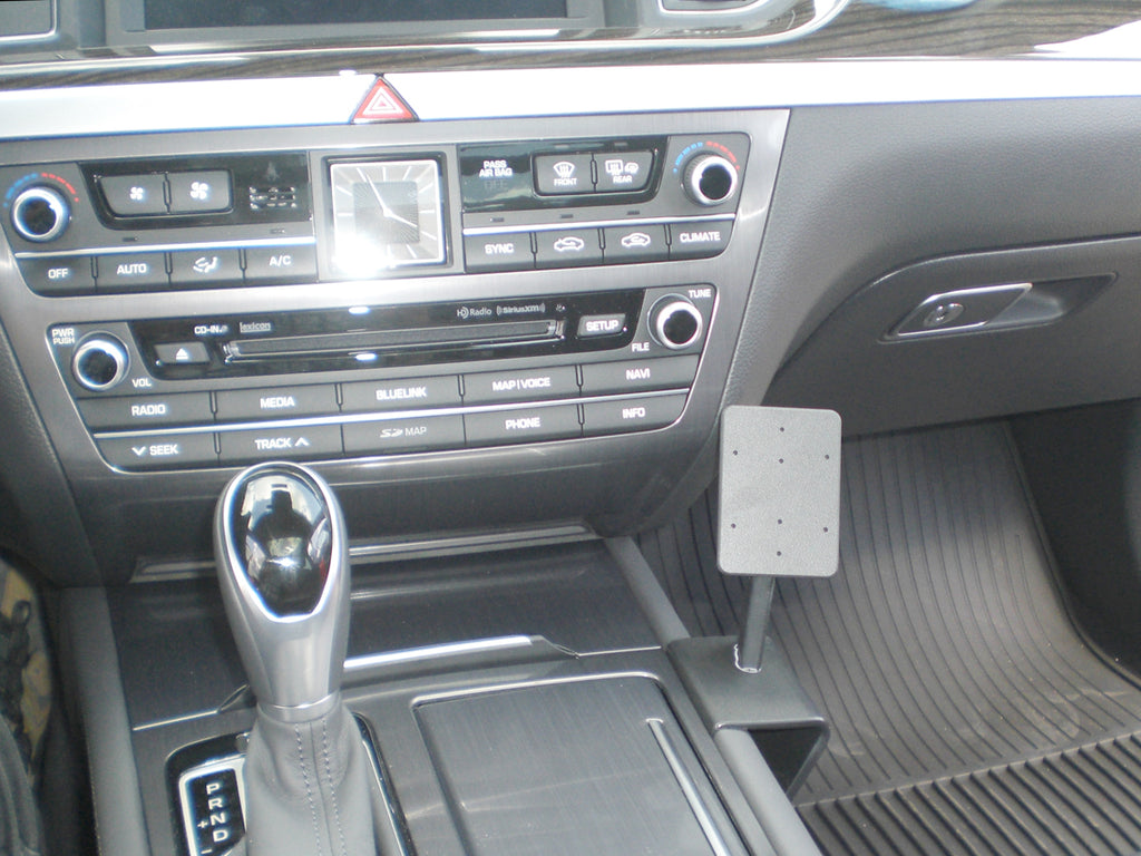 Brodit ProClip 835008 voor Hyundai Genesis 2015-2020 - productfoto zwarte ABS montagebasis