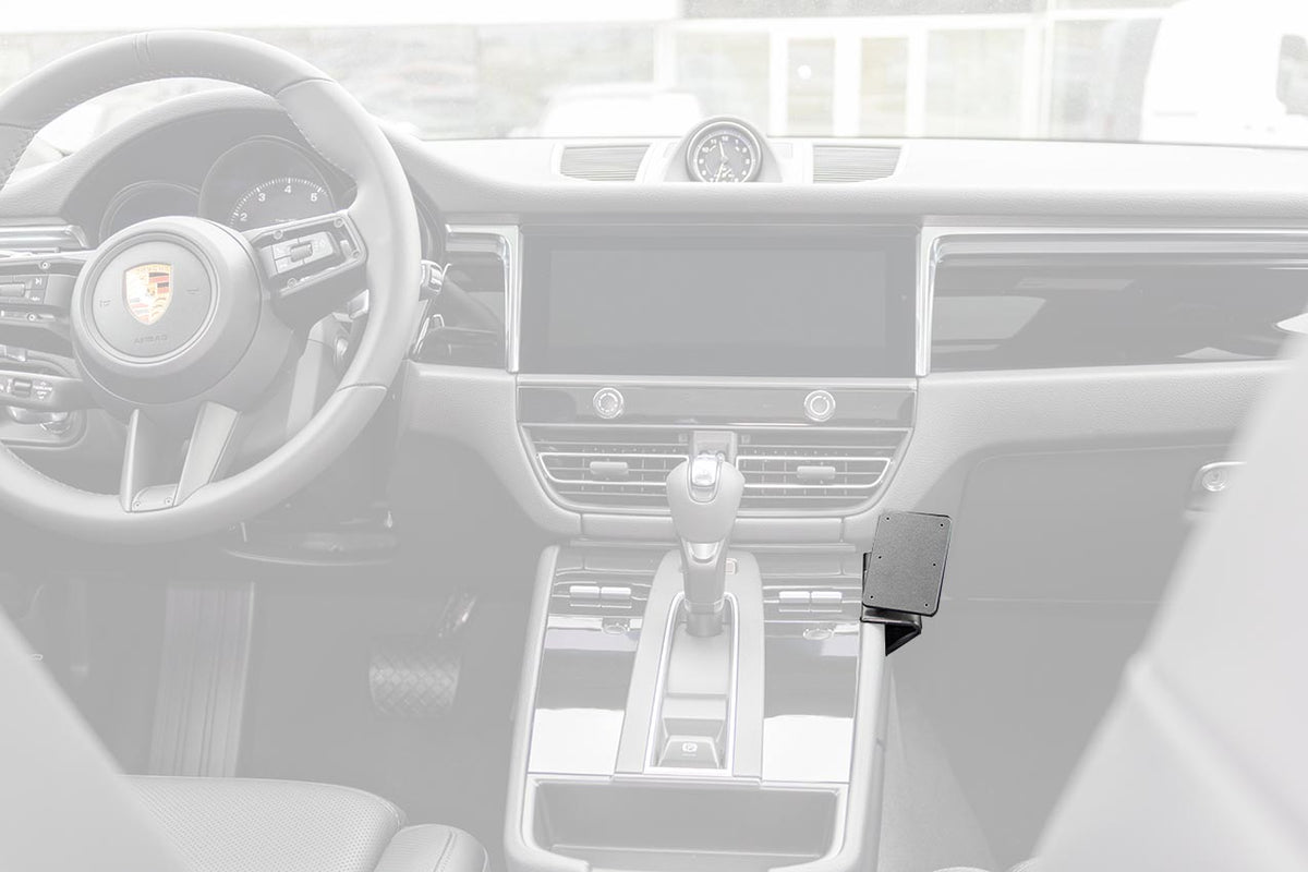 Brodit ProClip 835013 voor Porsche Macan 2015-2026 - productfoto zwarte ABS montagebasis