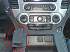 Brodit ProClip 835024 voor Chevrolet Tahoe 2015-2020, Chevrolet Suburban 2015-2020 e.a. - productfoto zwarte ABS montagebasis