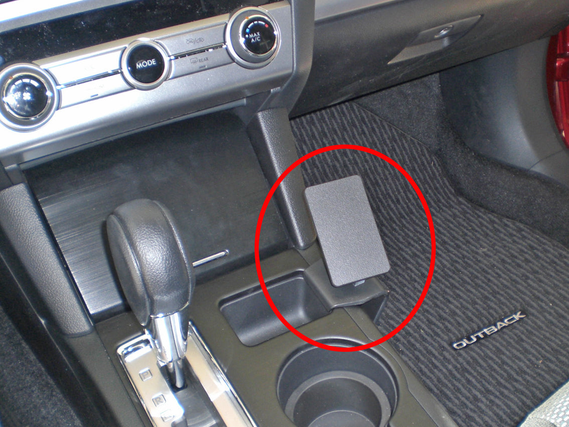 Brodit ProClip 835054 voor Subaru Outback 2015-2019 - productfoto zwarte ABS montagebasis