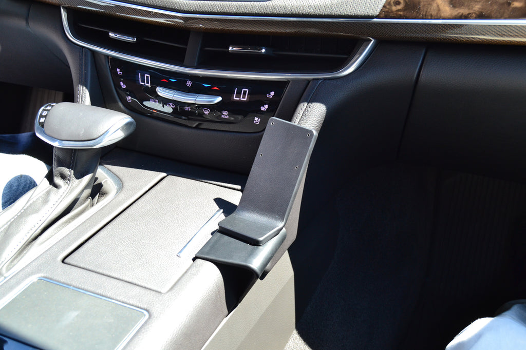 Brodit ProClip 835227 voor Cadillac CT 6 2016-2022 - productfoto zwarte ABS montagebasis