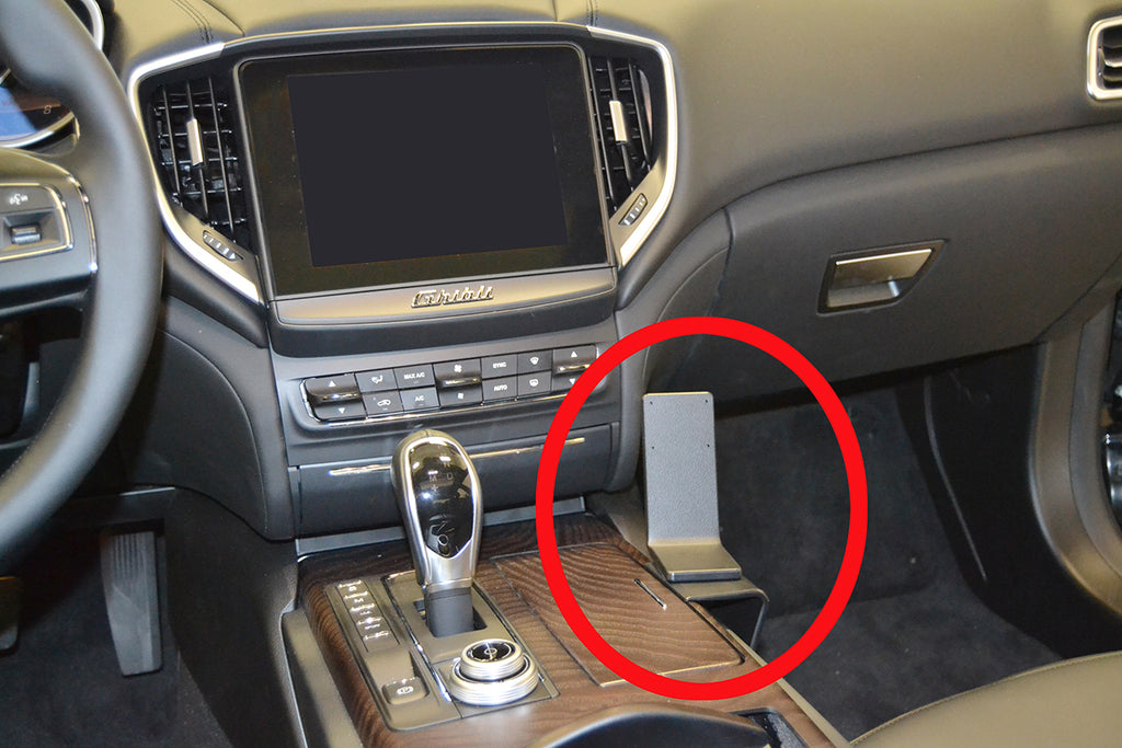 Brodit ProClip 835353 voor Maserati Ghibli 2013-2025 - productfoto zwarte ABS montagebasis