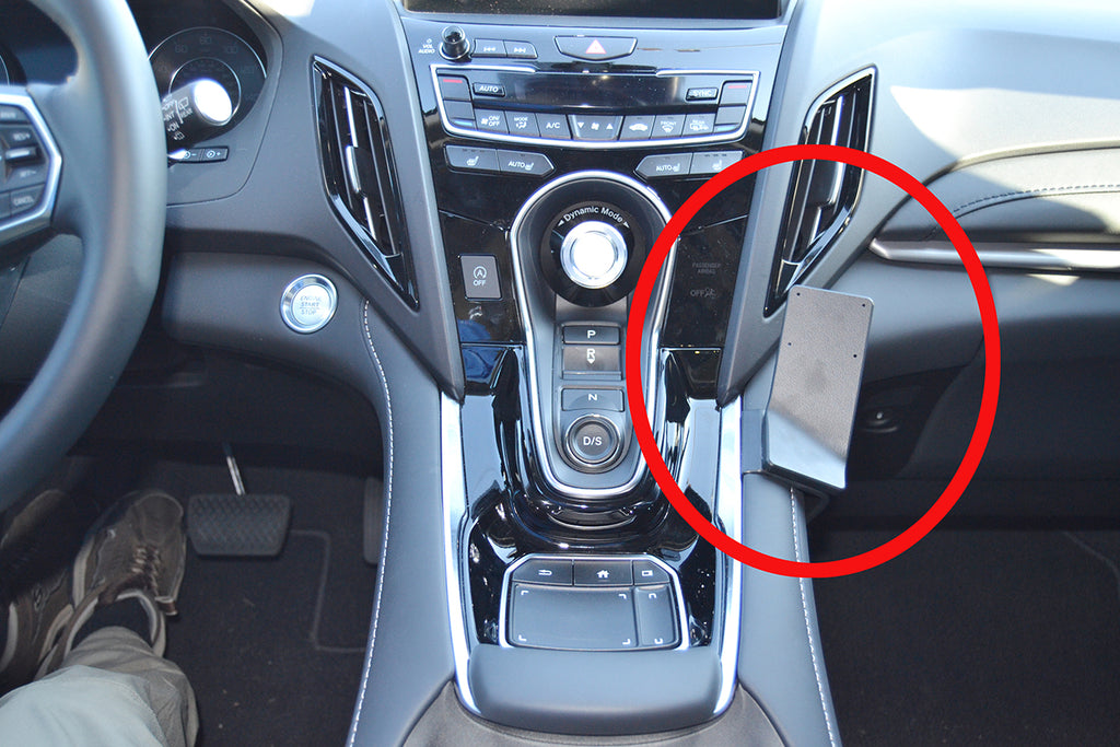 Brodit ProClip 835435 voor Acura RDX 2019-2022 - productfoto zwarte ABS montagebasis
