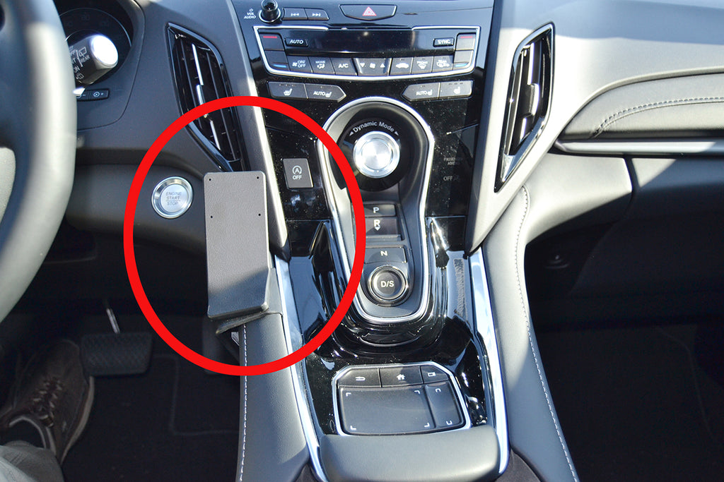 Brodit ProClip 835436 voor Acura RDX 2019-2022 - productfoto zwarte ABS montagebasis