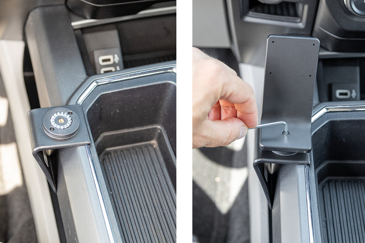 Brodit ProClip 835475 voor Ford F-Series 150 2015-2020 - detail van dashboardmontage