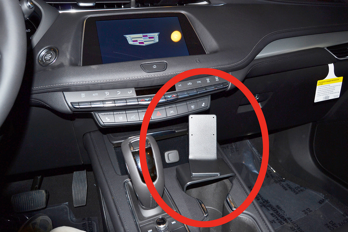 Brodit ProClip 835508 voor Cadillac XT4 2019-2023 - productfoto zwarte ABS montagebasis