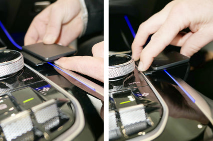 Brodit ProClip 835515 voor BMW X7 2019-2023, BMW X6 2020-2023 en BMW X5 2019-2023 - detail van dashboardmontage