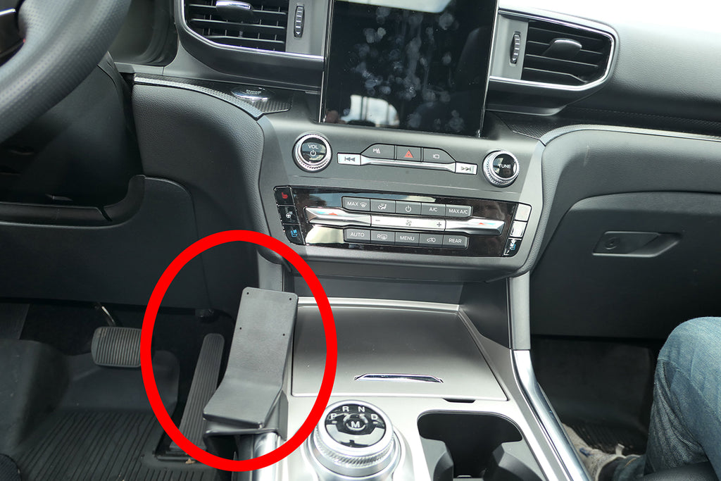 Brodit ProClip 835635 voor Ford Explorer 2020-2024 - productfoto zwarte ABS montagebasis