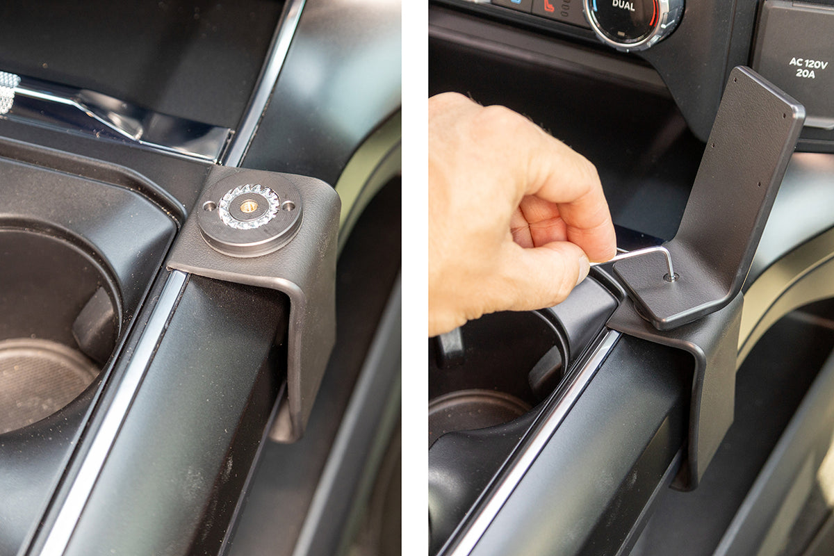 Brodit ProClip 835678 voor Ford F-Series 150 2021-2026 - detail van dashboardmontage
