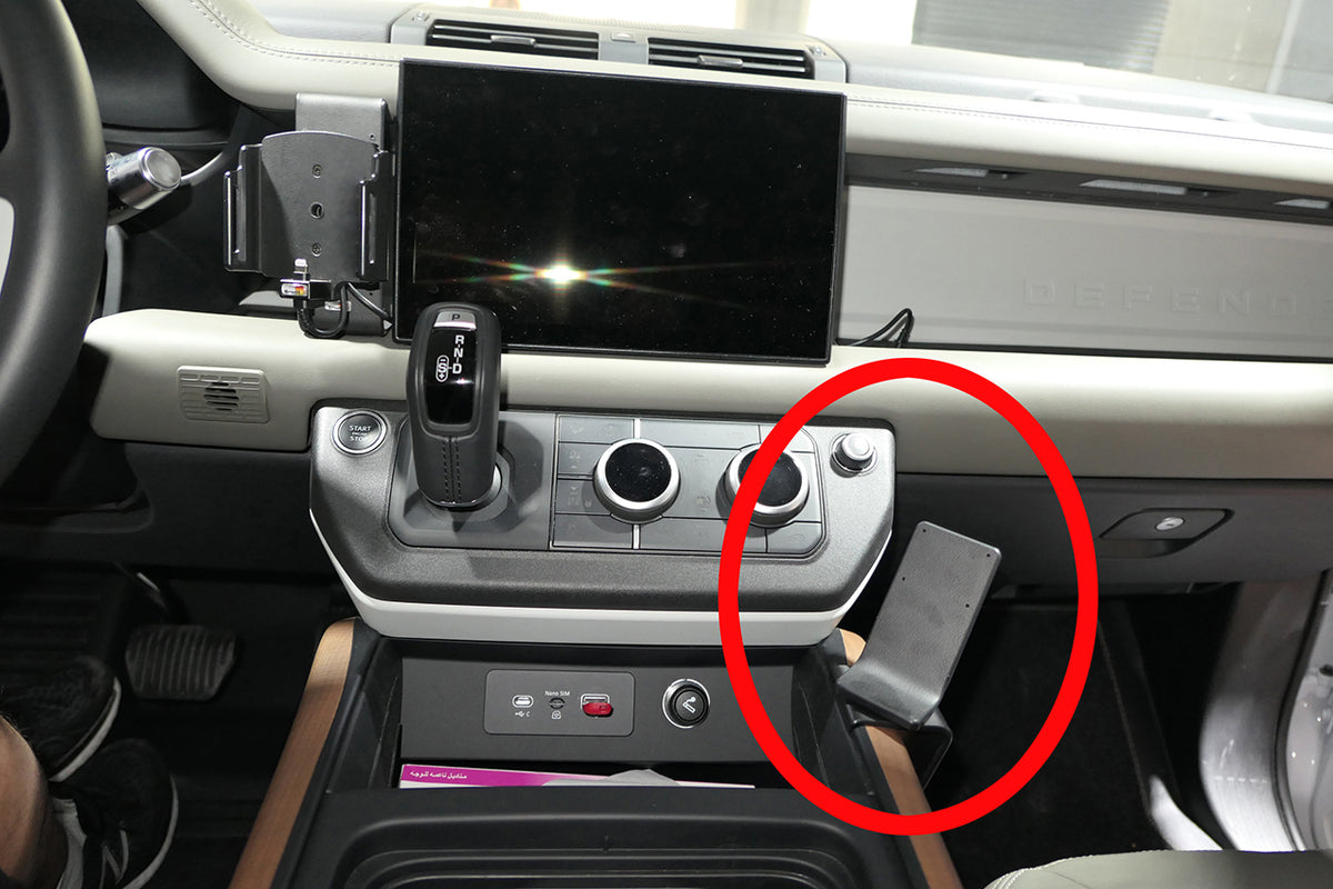 Brodit ProClip 835780 voor Land Rover Defender 2020-2026 - productfoto zwarte ABS montagebasis