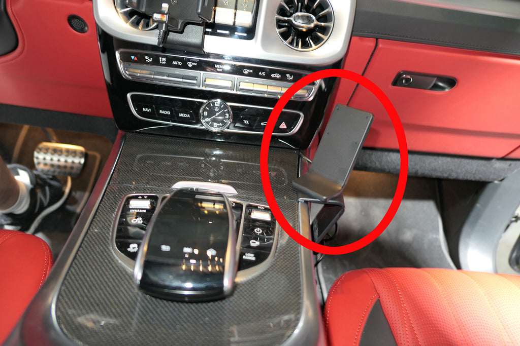 Brodit ProClip 835792 voor Mercedes Benz G-Class 2019-2024 - productfoto zwarte ABS montagebasis