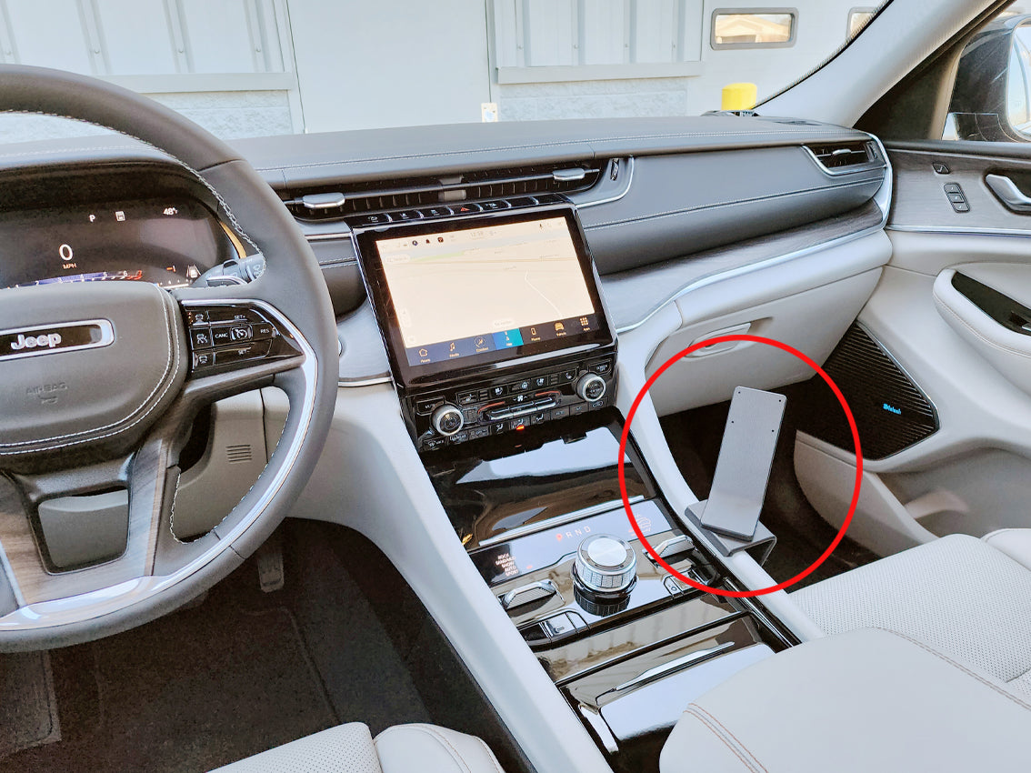 Brodit ProClip 835865 voor Jeep Grand Cherokee 2021-2026 - productfoto zwarte ABS montagebasis
