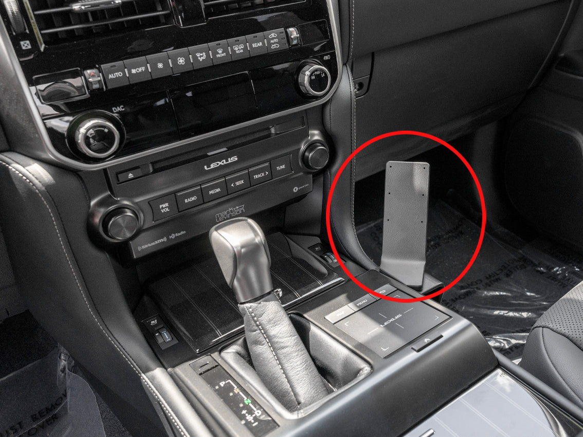 Brodit ProClip 835880 voor Lexus GX Series 2022-2023 - productfoto zwarte ABS montagebasis