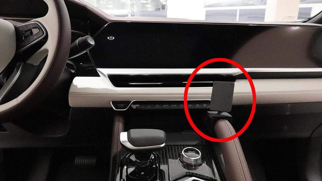 Brodit ProClip 836062 voor Geely Monjaro 2021-2026 - productfoto zwarte ABS montagebasis
