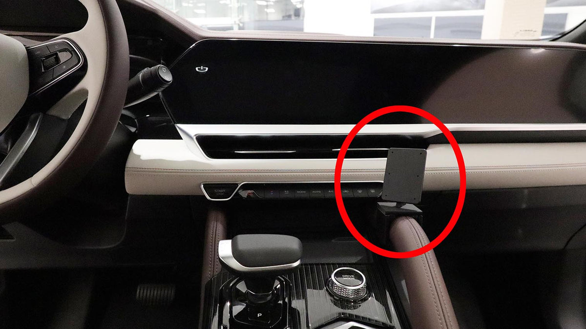 Brodit ProClip 836062 voor Geely Monjaro 2021-2026 - productfoto zwarte ABS montagebasis