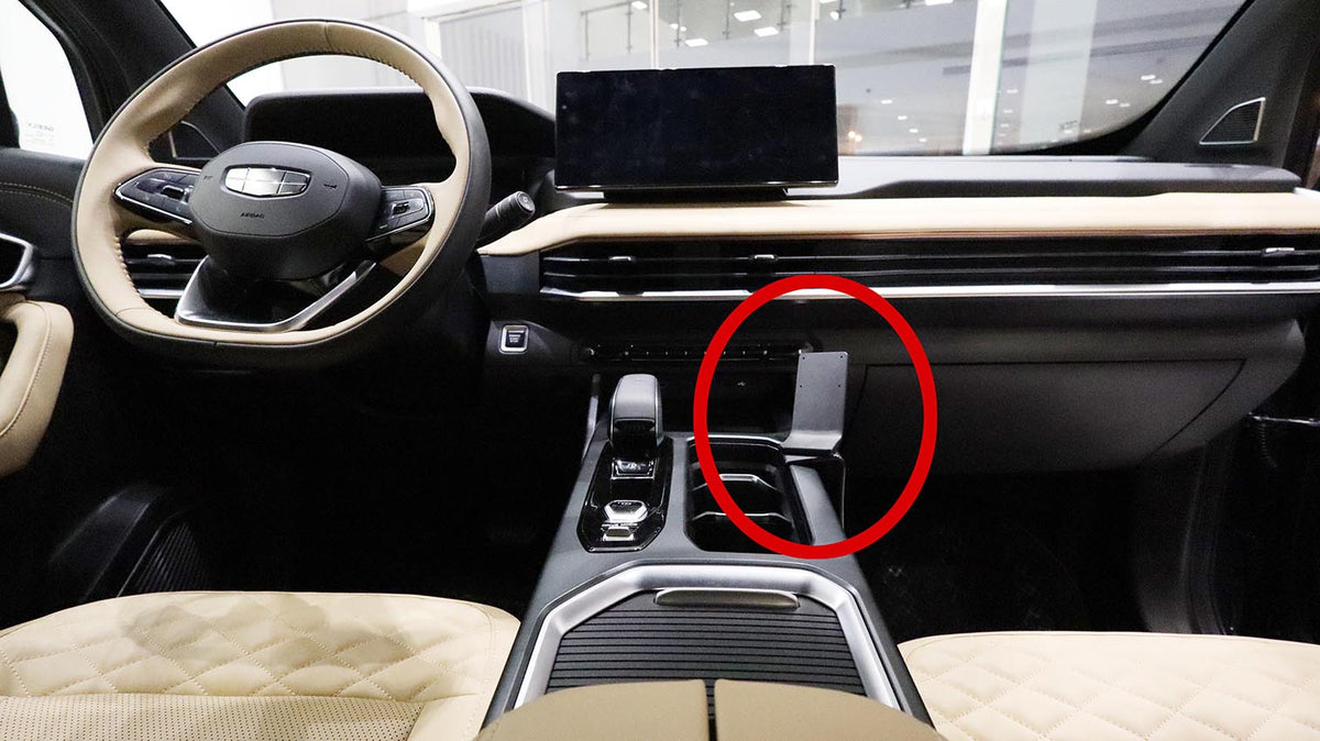 Brodit ProClip 836064 voor Geely Okavngo 2023-2026 - productfoto zwarte ABS montagebasis