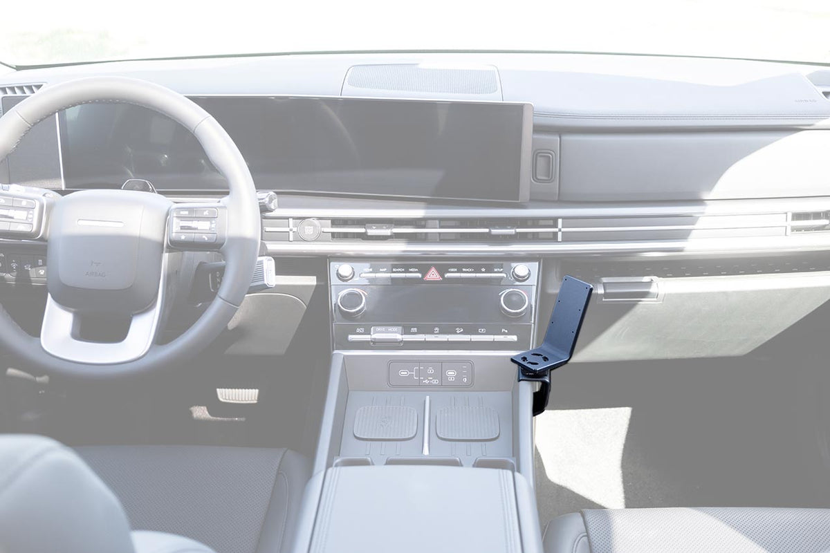 Brodit ProClip 836091 voor Hyundai Santa Fe 2024-2026 - productfoto zwarte ABS montagebasis