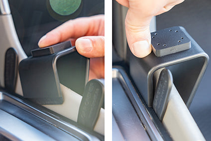 Brodit ProClip 836095 voor Subaru Impreza 2017-2023, Subaru Forester 2018-2024 en Subaru Crosstrek 2019-2023 - montagepositie op dashboard