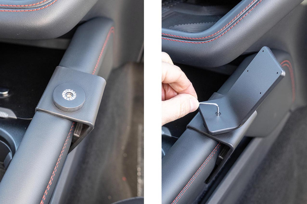 Brodit ProClip 836128 voor Ford Explorer 2025-2026 - detail van dashboardmontage