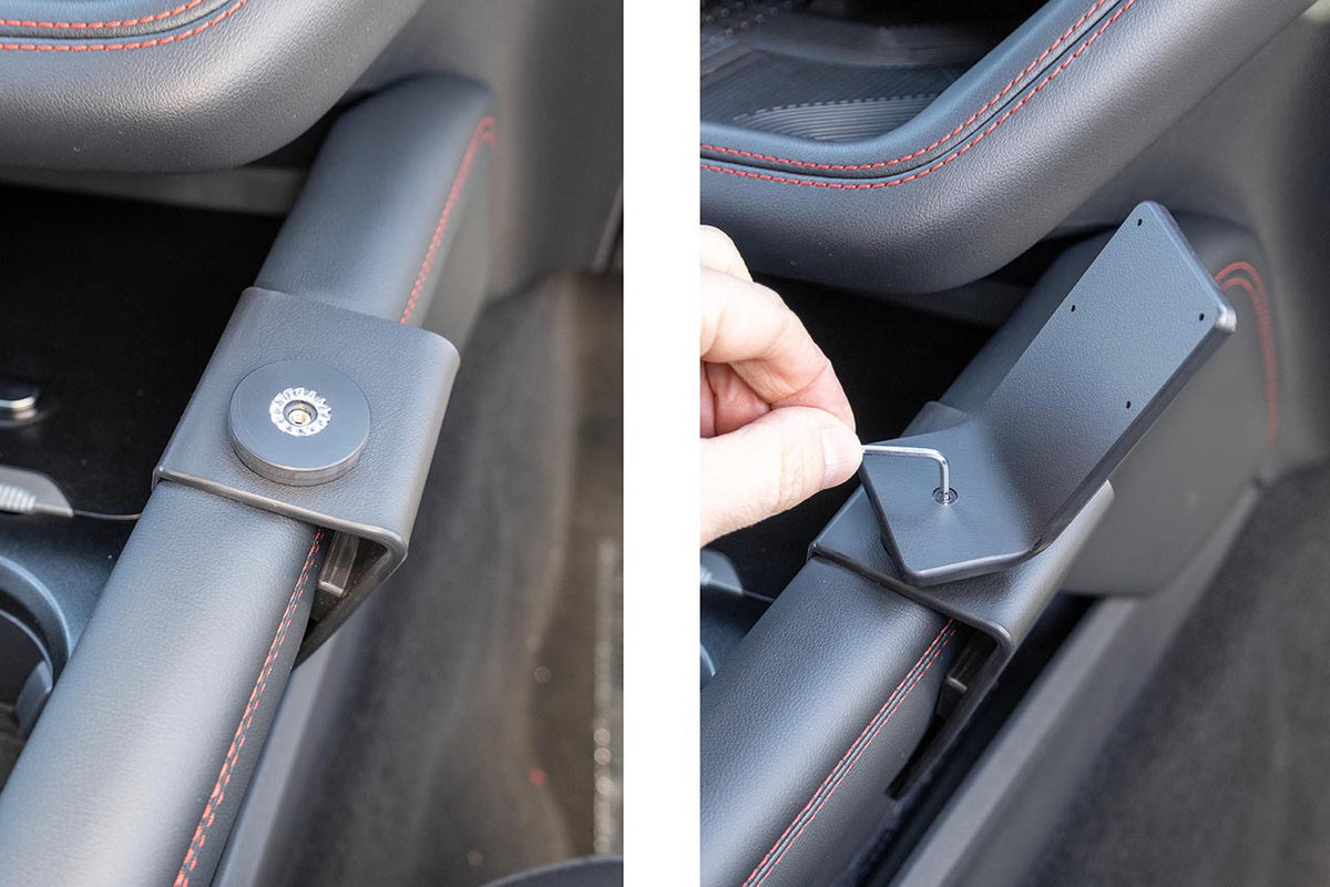 Brodit ProClip 836128 voor Ford Explorer 2025-2026 - detail van dashboardmontage