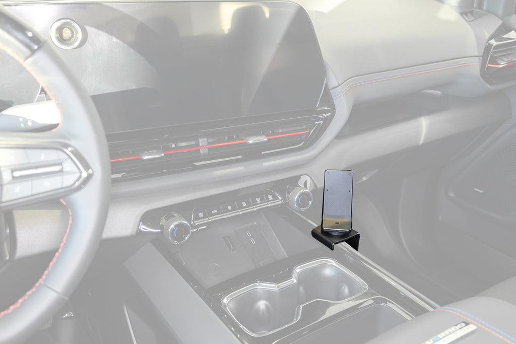 Brodit ProClip 836131 voor Chevrolet Silverado EV 2024-2026 - productfoto zwarte ABS montagebasis
