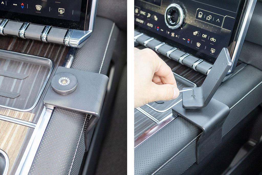 Brodit ProClip 836148 voor GMC Sierra EV 2024-2026 - detail van dashboardmontage