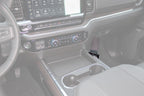 Brodit ProClip 836151 voor Chevrolet Silverado 2500/3500 Series 2022-2026, Chevrolet Silverado 1500 Series 2022-2026 e.a. - productfoto zwarte ABS montagebasis