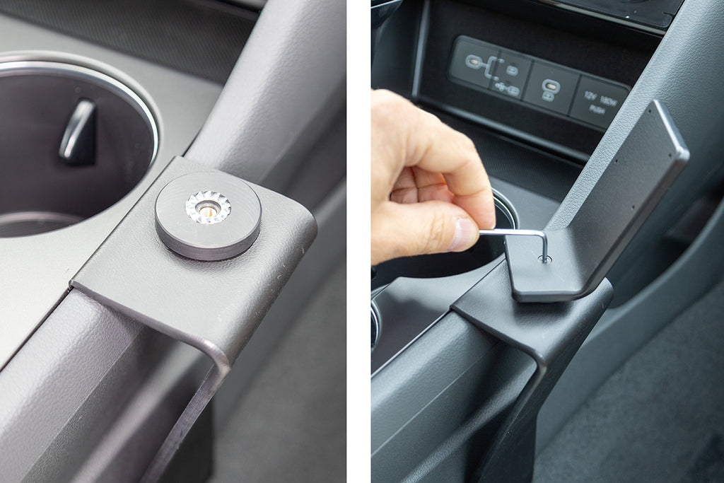 Brodit ProClip 836184 voor Hyundai Sonata SE 2024-2026 - detail van dashboardmontage