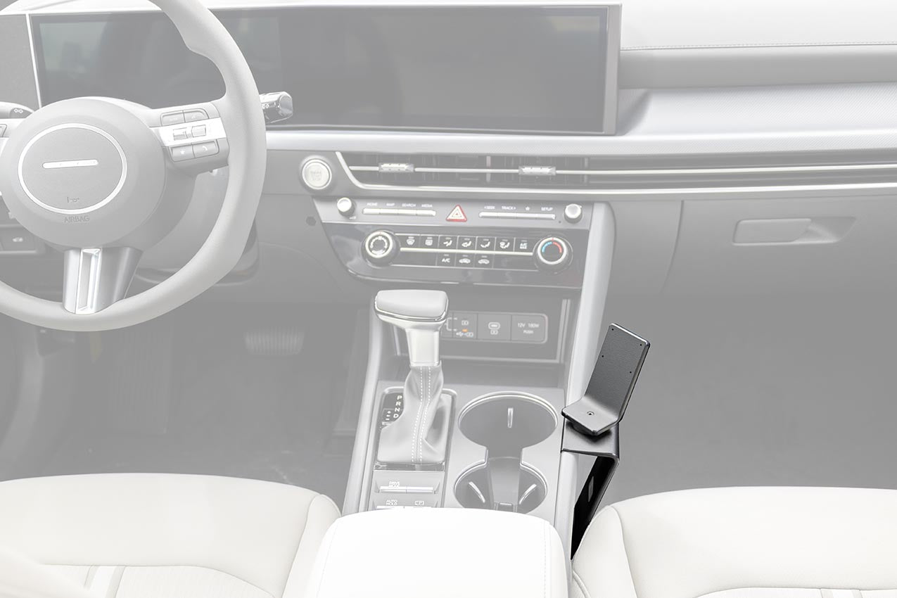 Brodit ProClip 836184 voor Hyundai Sonata SE 2024-2026 - productfoto zwarte ABS montagebasis