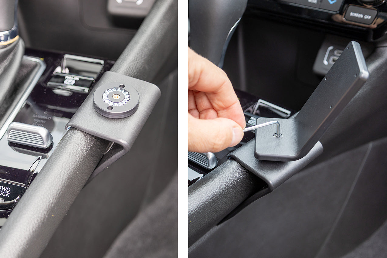 Brodit ProClip 836205 voor Jeep Compass 2022-2026 - detail van dashboardmontage