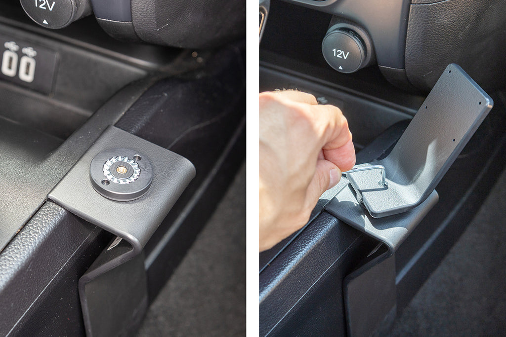 Brodit ProClip 836224 voor Ford Ranger 2019-2023 - detail van dashboardmontage
