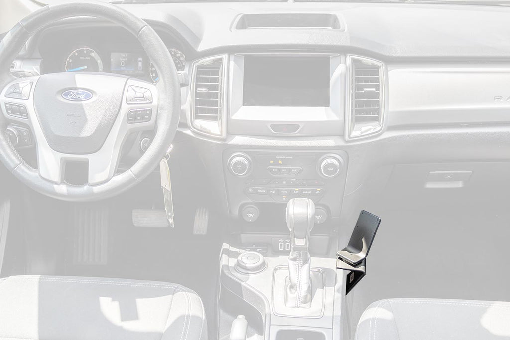 Brodit ProClip 836224 voor Ford Ranger 2019-2023 - productfoto zwarte ABS montagebasis