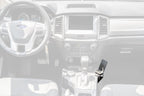Brodit ProClip 836224 voor Ford Ranger 2019-2023 - productfoto zwarte ABS montagebasis