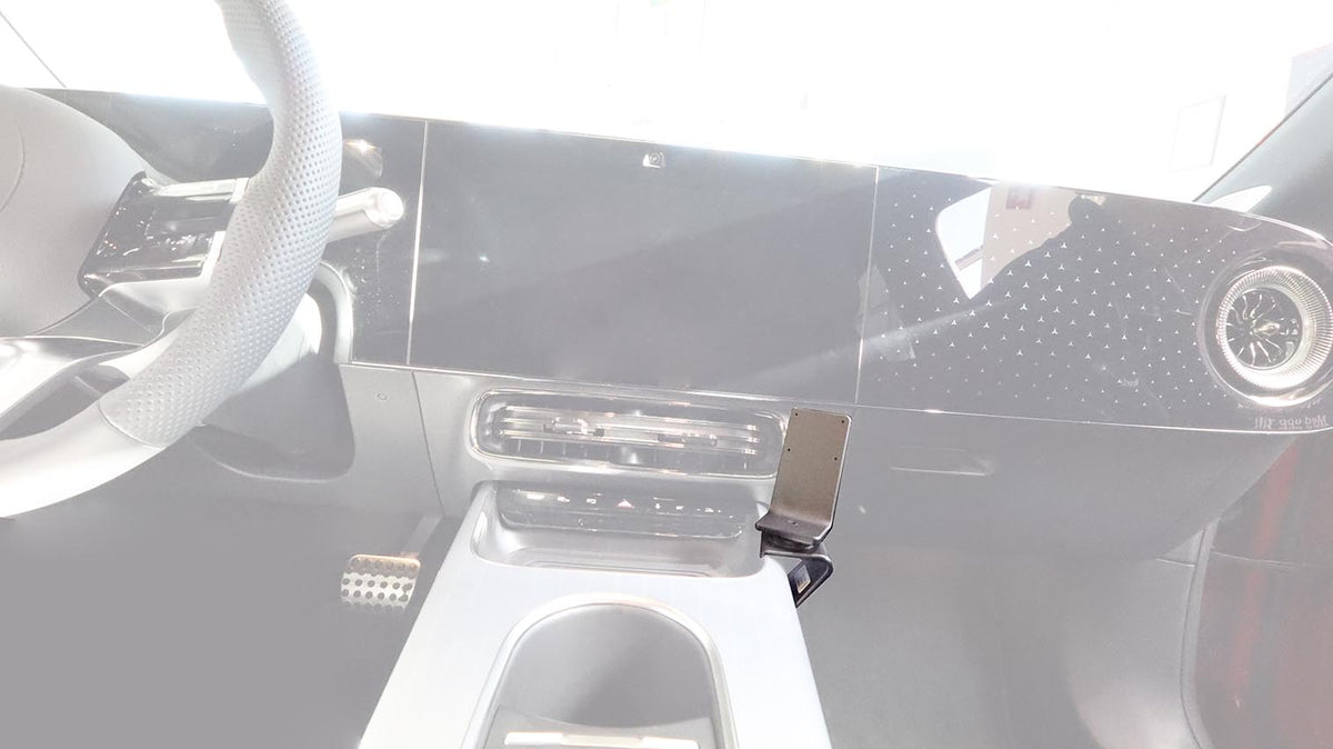 Brodit ProClip 836242 voor Mercedes Benz GLB-Class 2027-2027 en Mercedes Benz CLA-Class 2026-2026 - productfoto zwarte ABS montagebasis